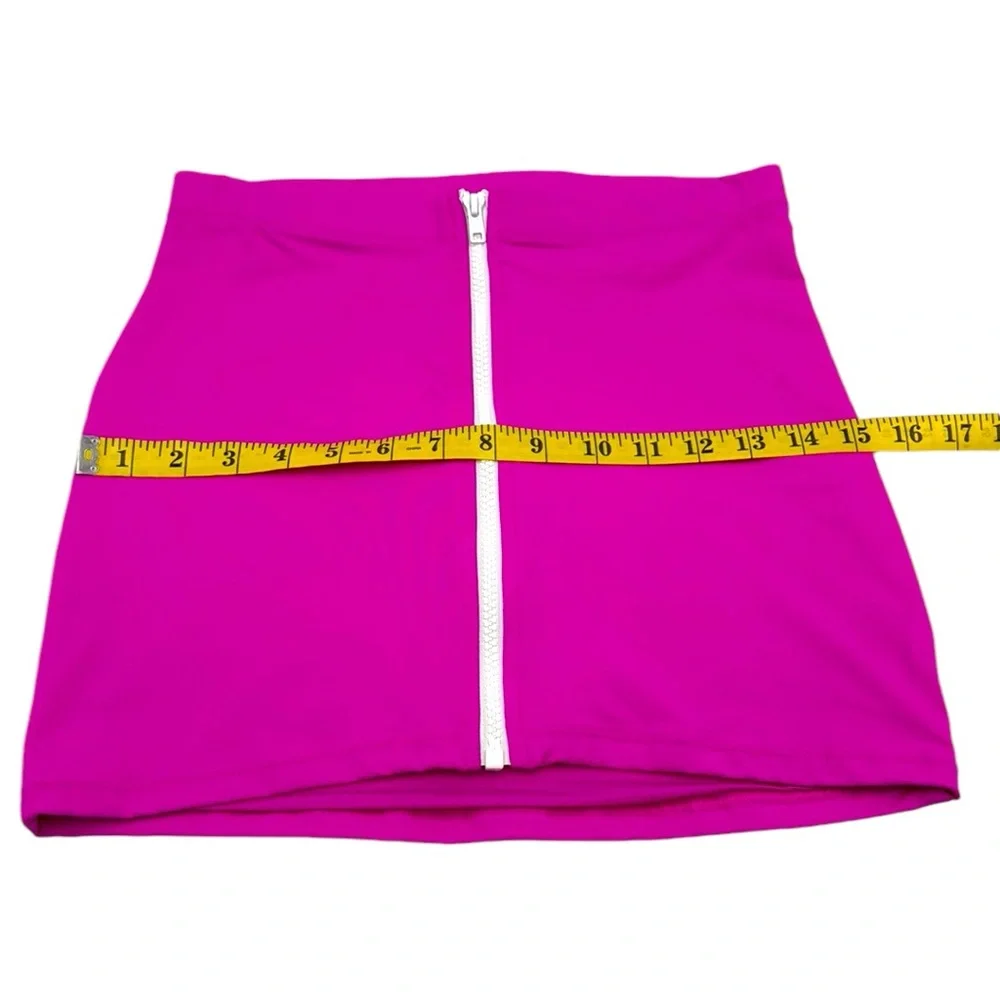 Skims Sporty Zipper Swim Mini Skirt Size Medium